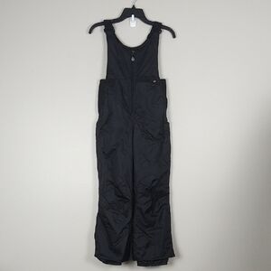 Rawik Snow Ski Bib Overalls Pant Waterproof Black Youth M Outdoor Cold Weather